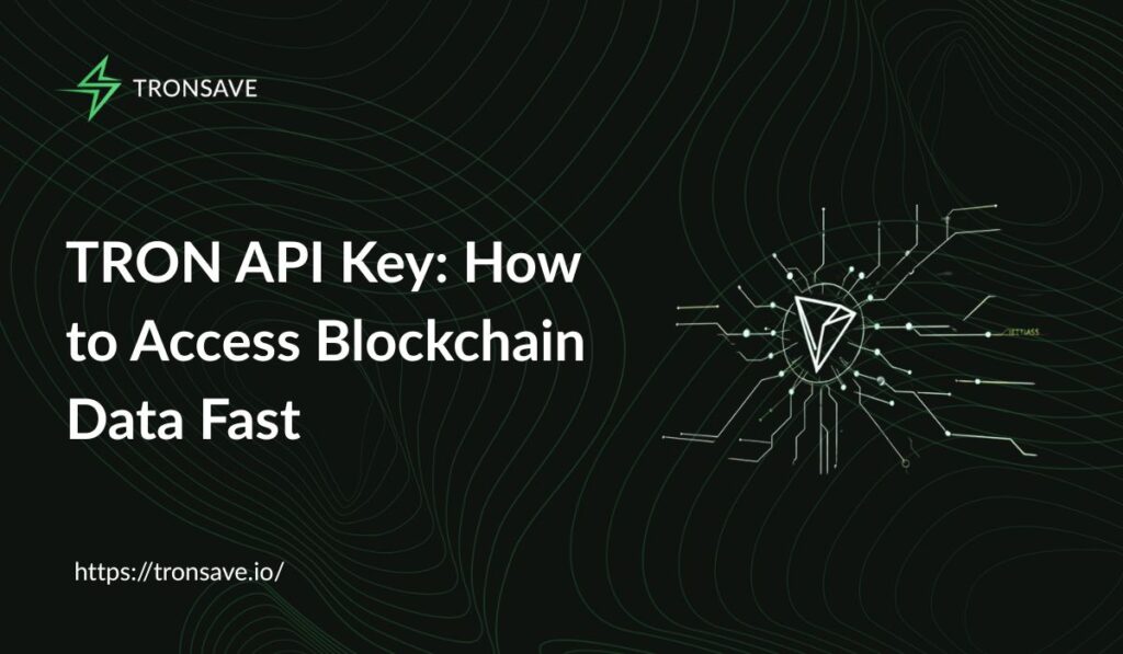 TRON API Key: How to Access Blockchain Data Fast TRON API Key: How to Access Blockchain Data Fast