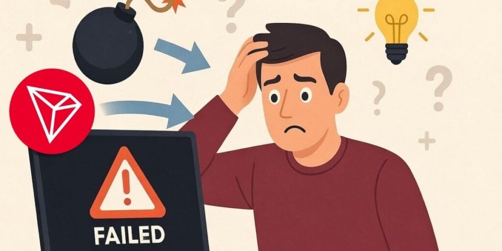 Common causes of tron transaction failures