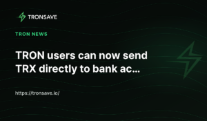 TRON users can now send TRX directly to bank ac… – Pluang