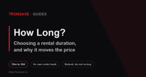 2026 Tron Energy and Bandwidth Calculator Guide